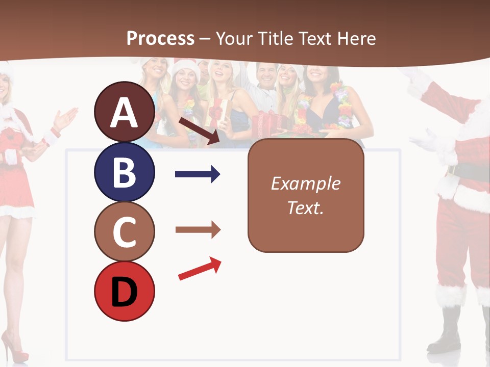 Men Dance White PowerPoint Template