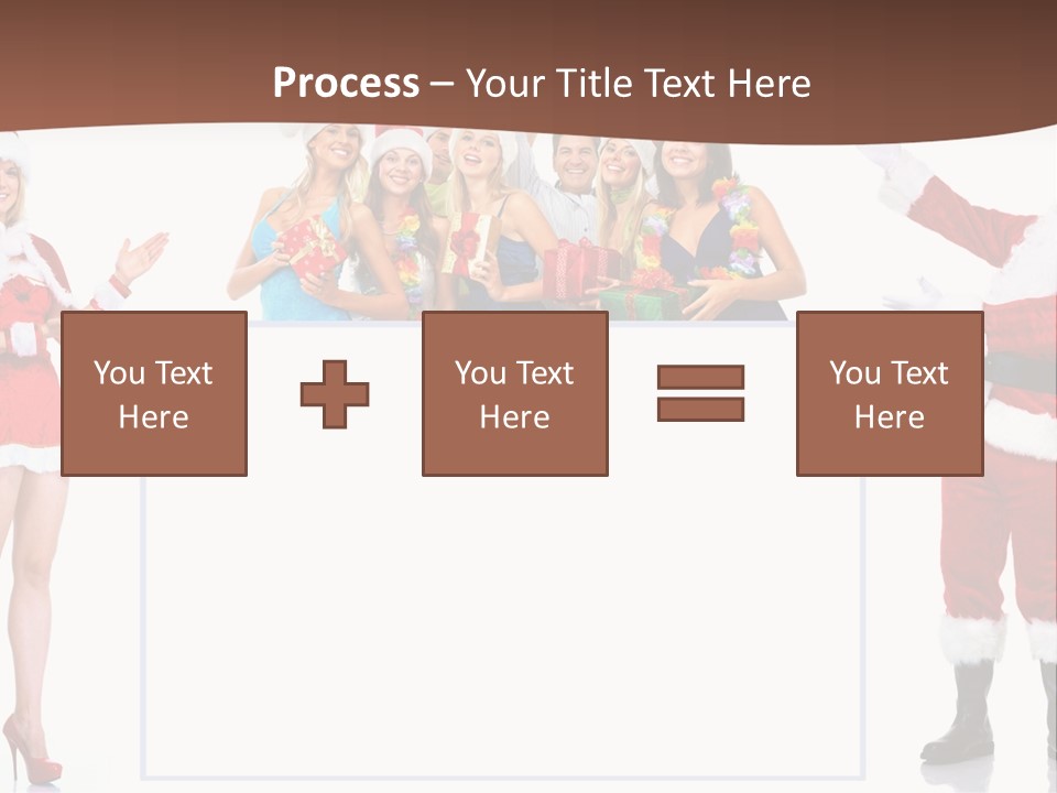 Men Dance White PowerPoint Template