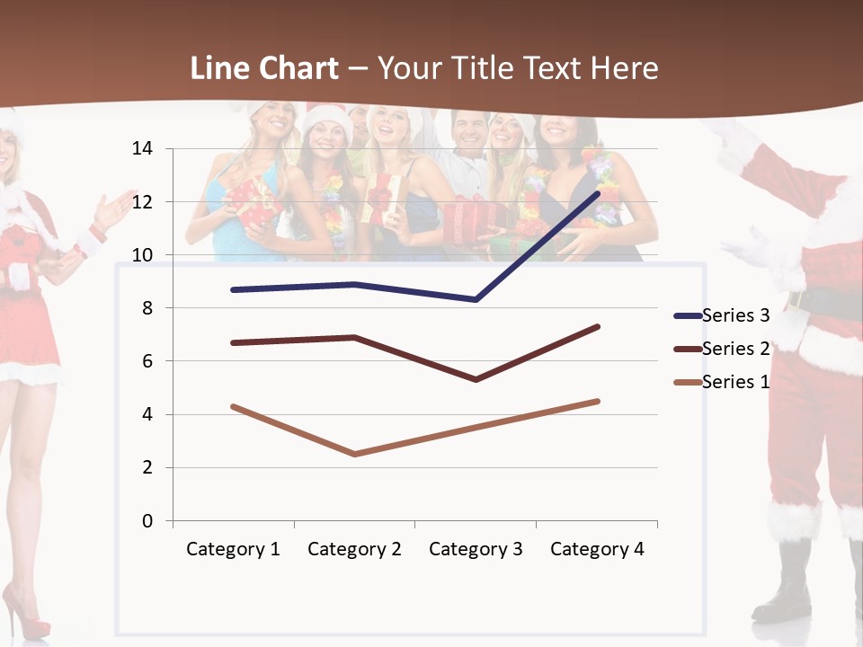 Men Dance White PowerPoint Template