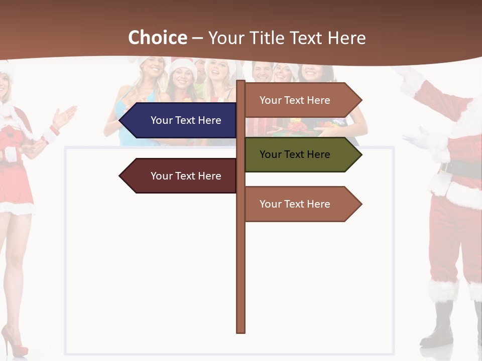 Men Dance White PowerPoint Template