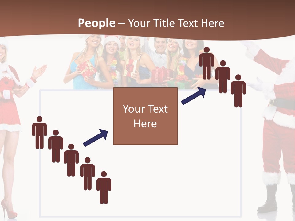 Men Dance White PowerPoint Template