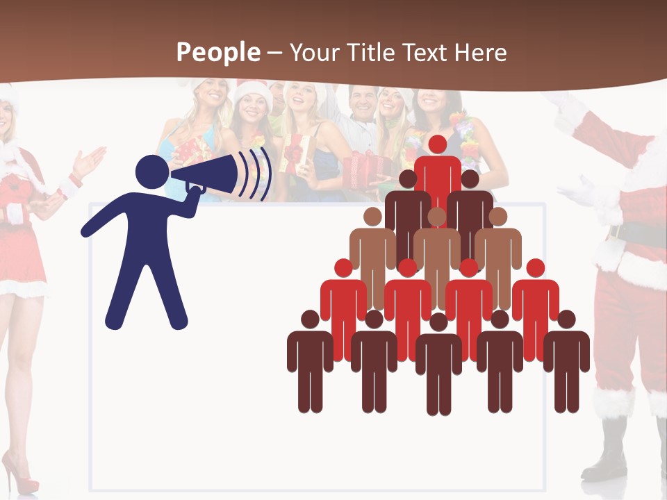 Men Dance White PowerPoint Template