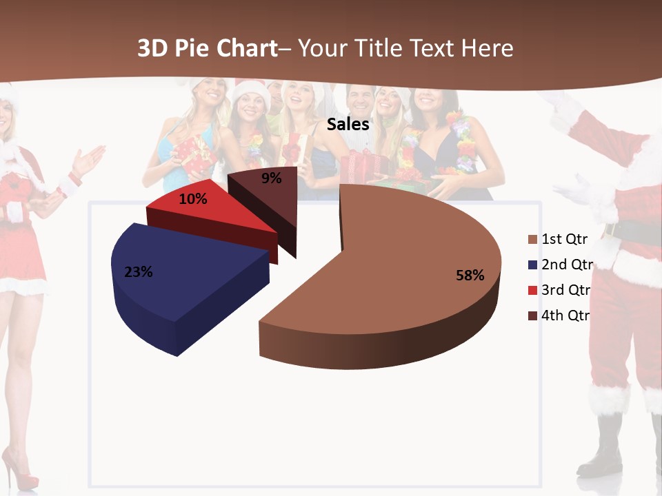 Men Dance White PowerPoint Template