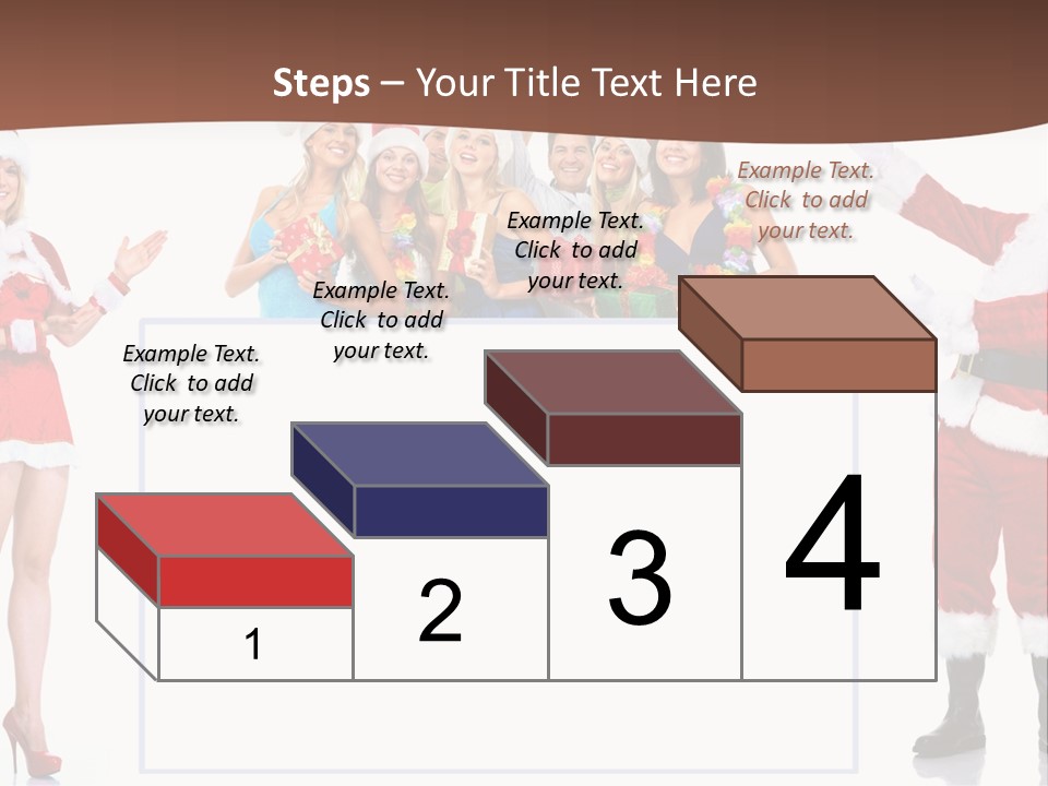 Men Dance White PowerPoint Template