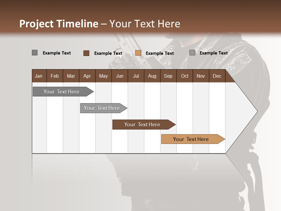 Adult Safety Handgun PowerPoint Template