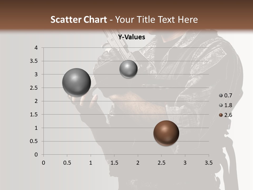Adult Safety Handgun PowerPoint Template