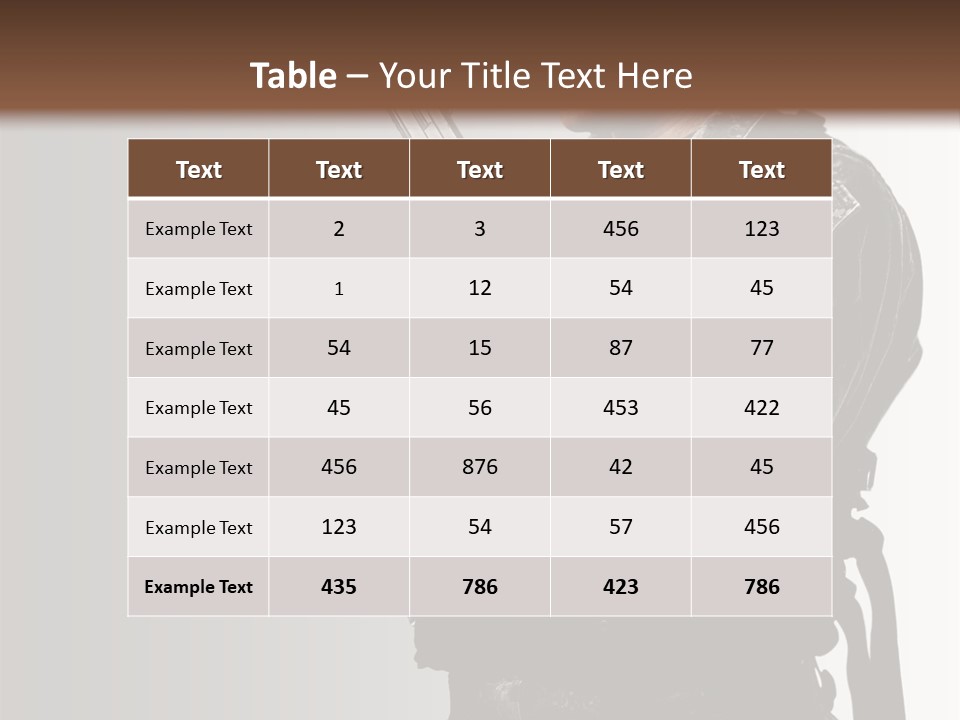 Adult Safety Handgun PowerPoint Template