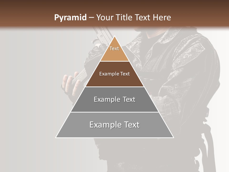 Adult Safety Handgun PowerPoint Template