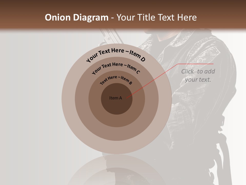 Adult Safety Handgun PowerPoint Template
