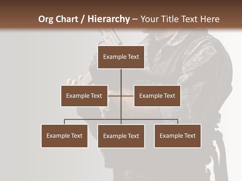 Adult Safety Handgun PowerPoint Template