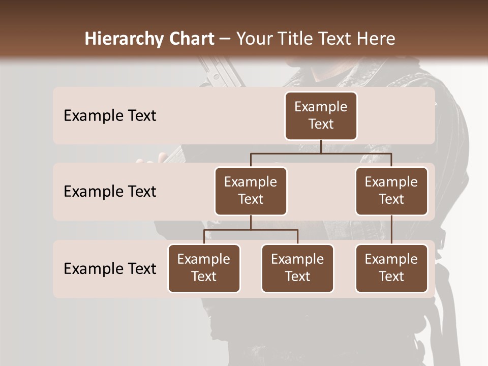 Adult Safety Handgun PowerPoint Template