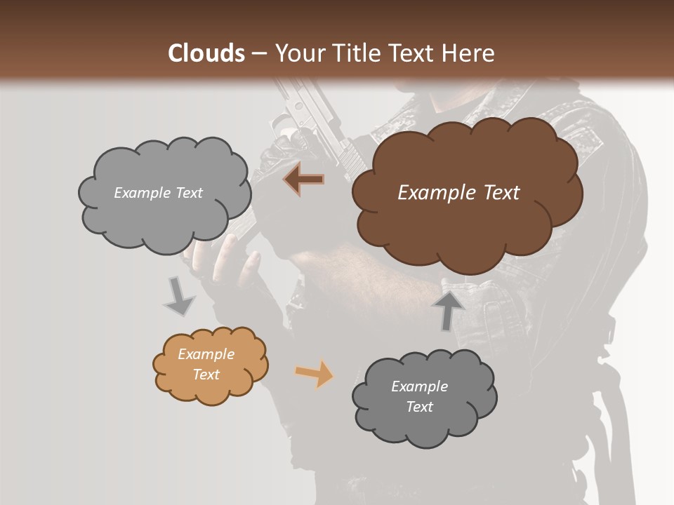 Adult Safety Handgun PowerPoint Template