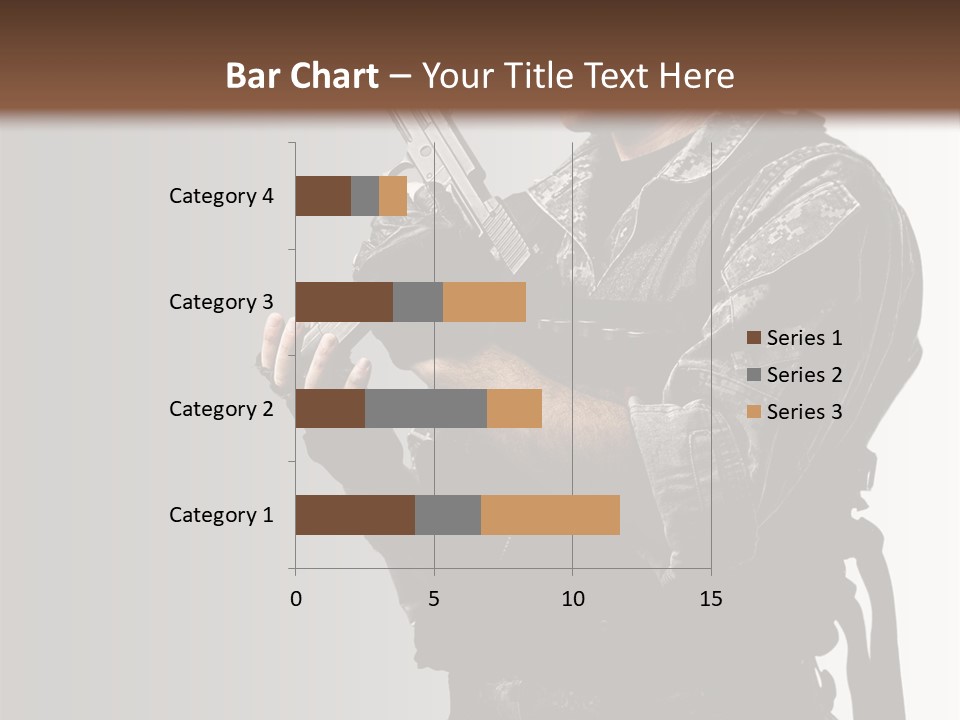 Adult Safety Handgun PowerPoint Template