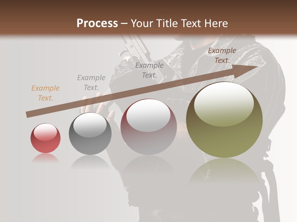 Adult Safety Handgun PowerPoint Template