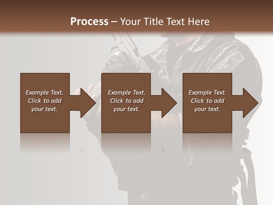 Adult Safety Handgun PowerPoint Template