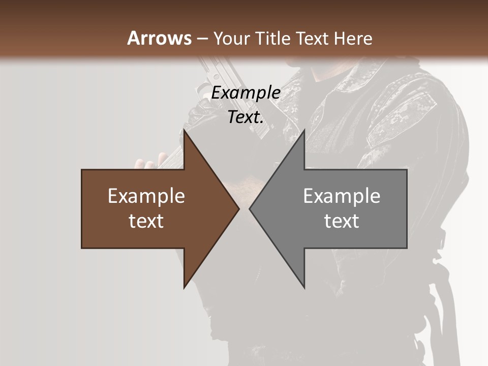 Adult Safety Handgun PowerPoint Template