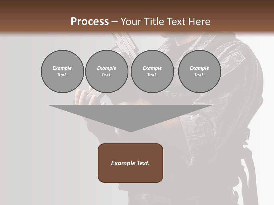 Adult Safety Handgun PowerPoint Template