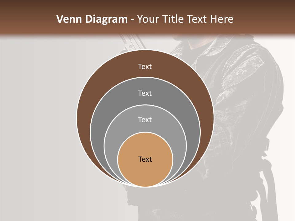 Adult Safety Handgun PowerPoint Template