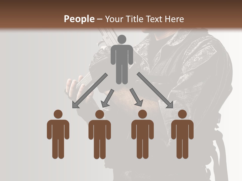 Adult Safety Handgun PowerPoint Template