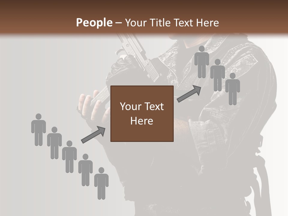 Adult Safety Handgun PowerPoint Template