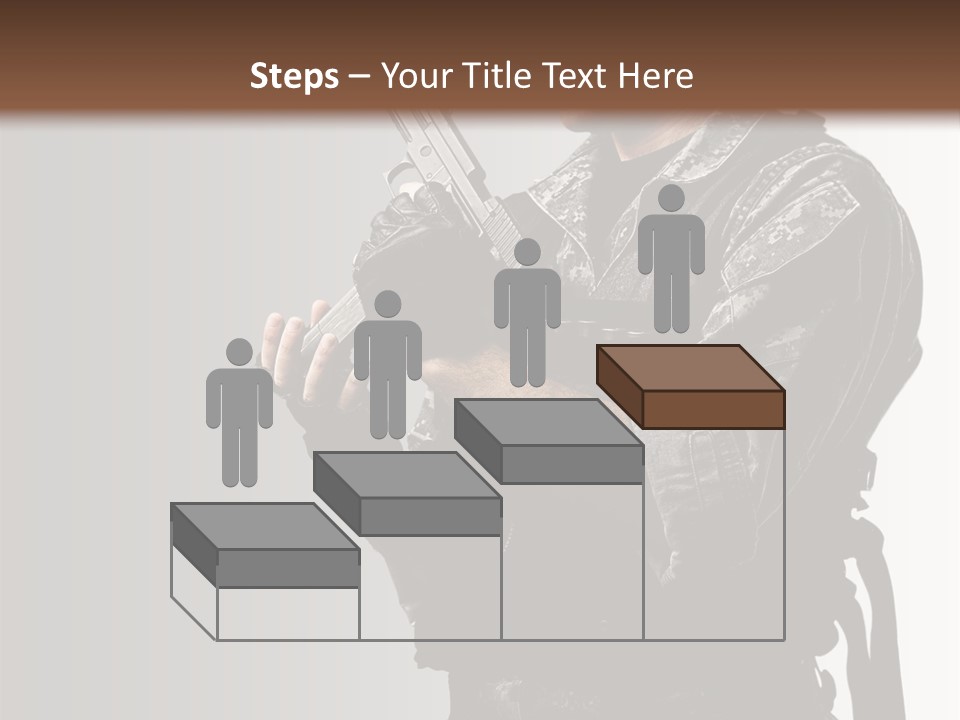 Adult Safety Handgun PowerPoint Template