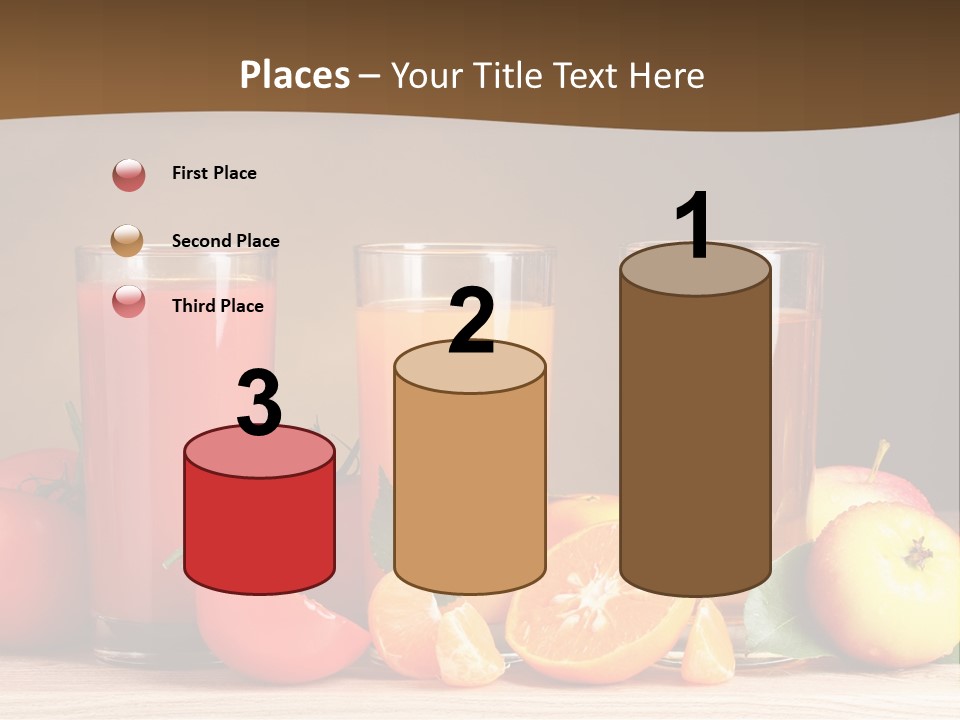 Different Juice Taste PowerPoint Template