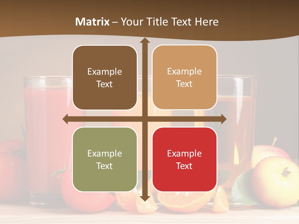 Different Juice Taste PowerPoint Template
