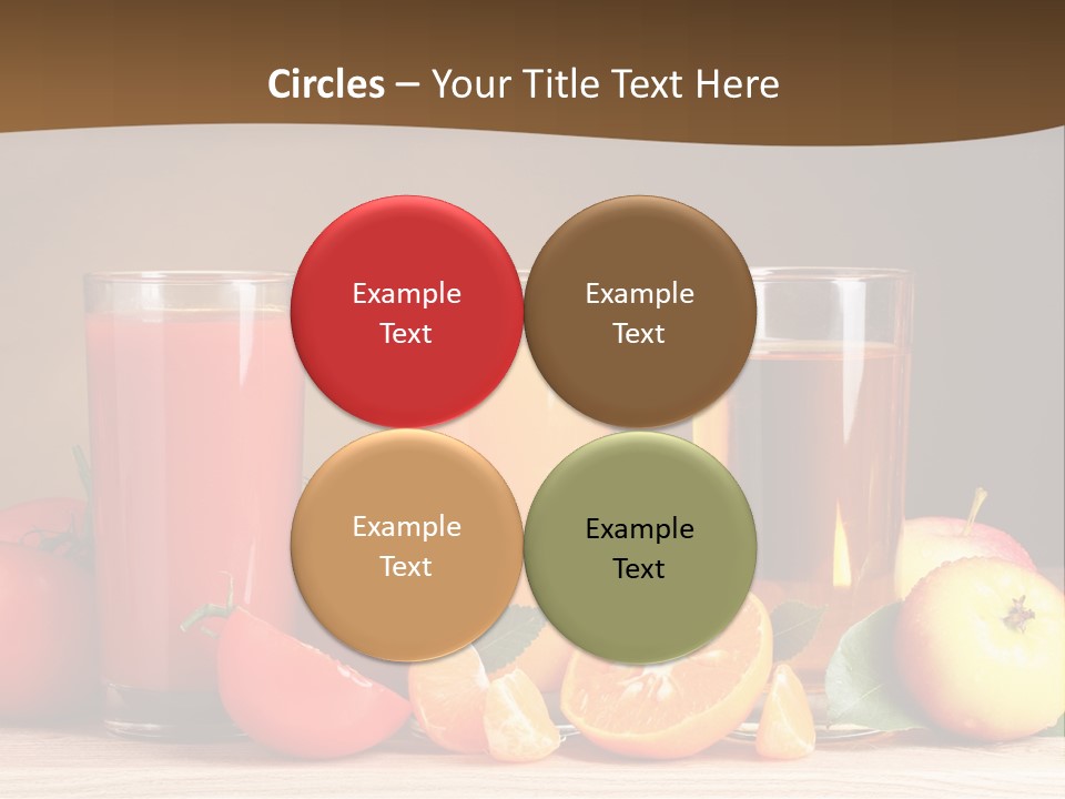 Different Juice Taste PowerPoint Template