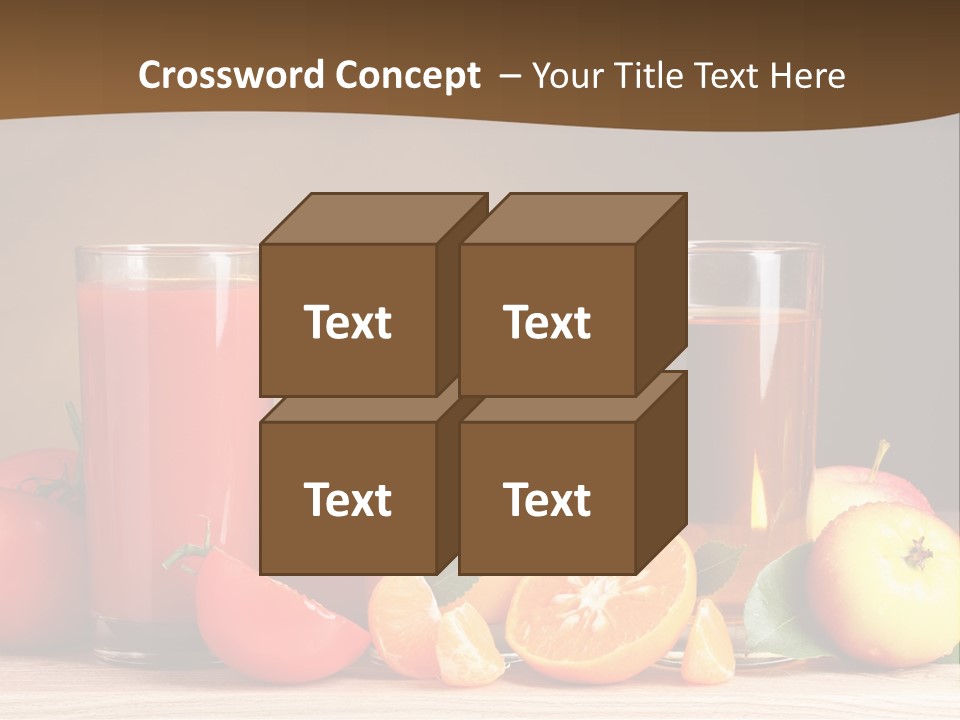 Different Juice Taste PowerPoint Template