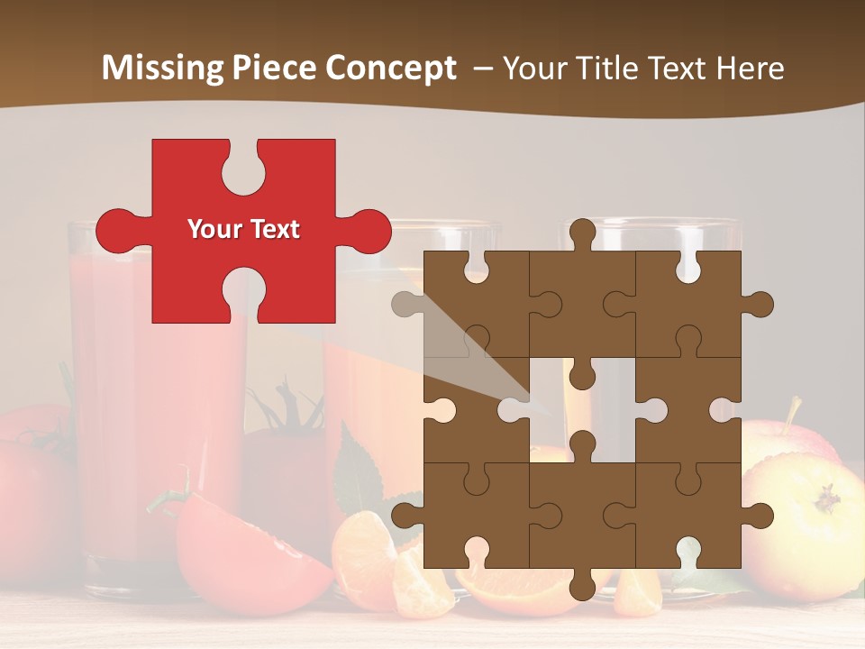 Different Juice Taste PowerPoint Template