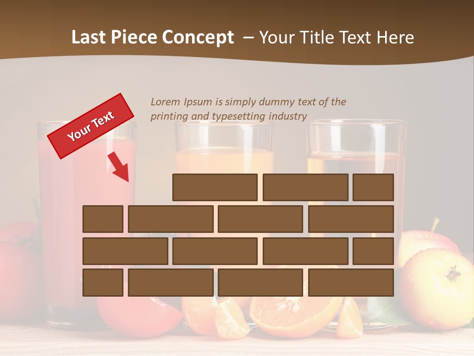 Different Juice Taste PowerPoint Template