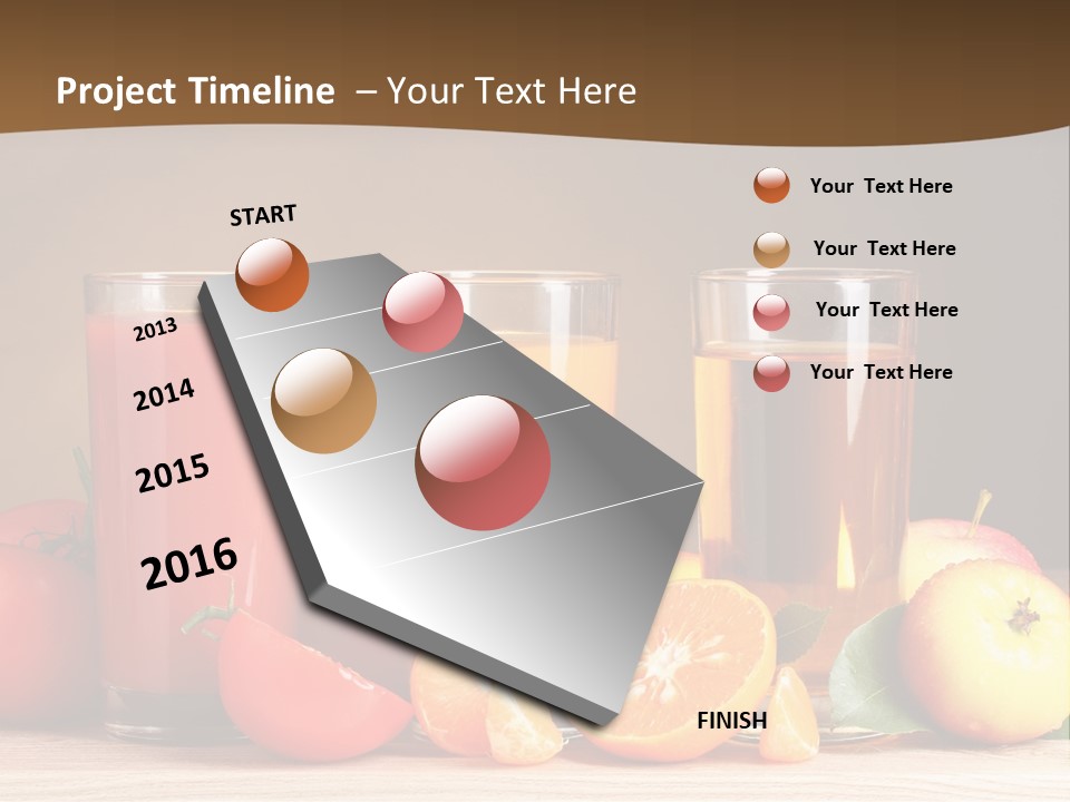 Different Juice Taste PowerPoint Template