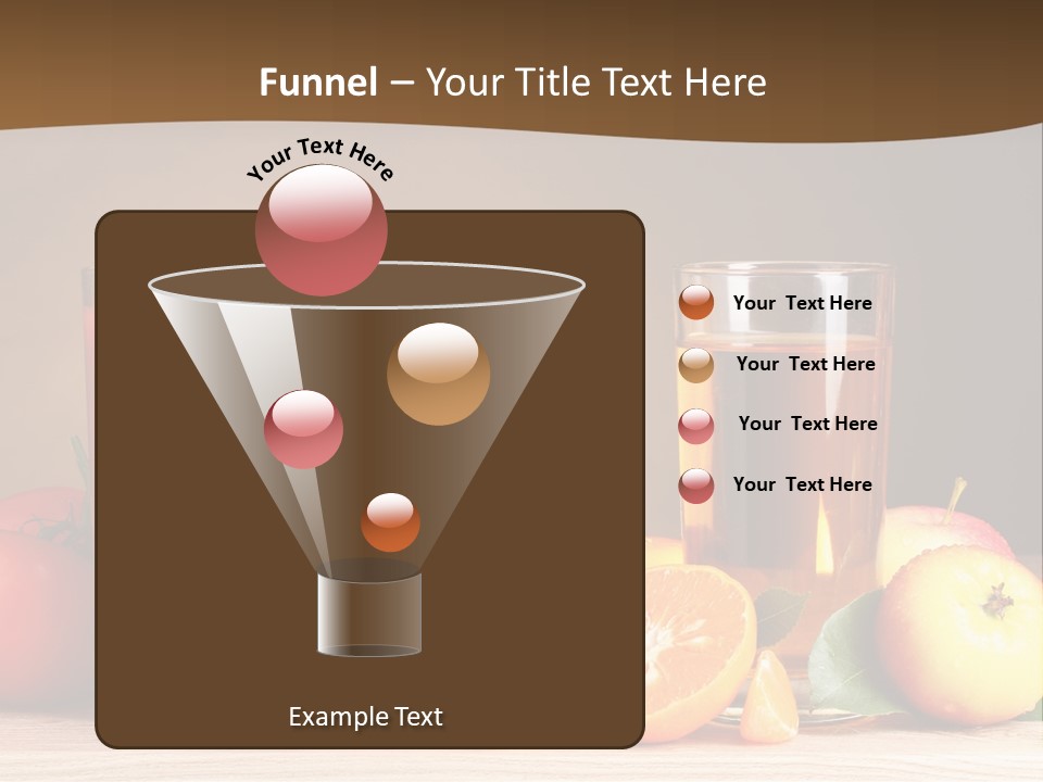 Different Juice Taste PowerPoint Template