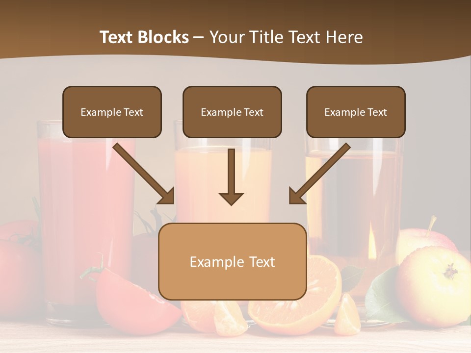 Different Juice Taste PowerPoint Template