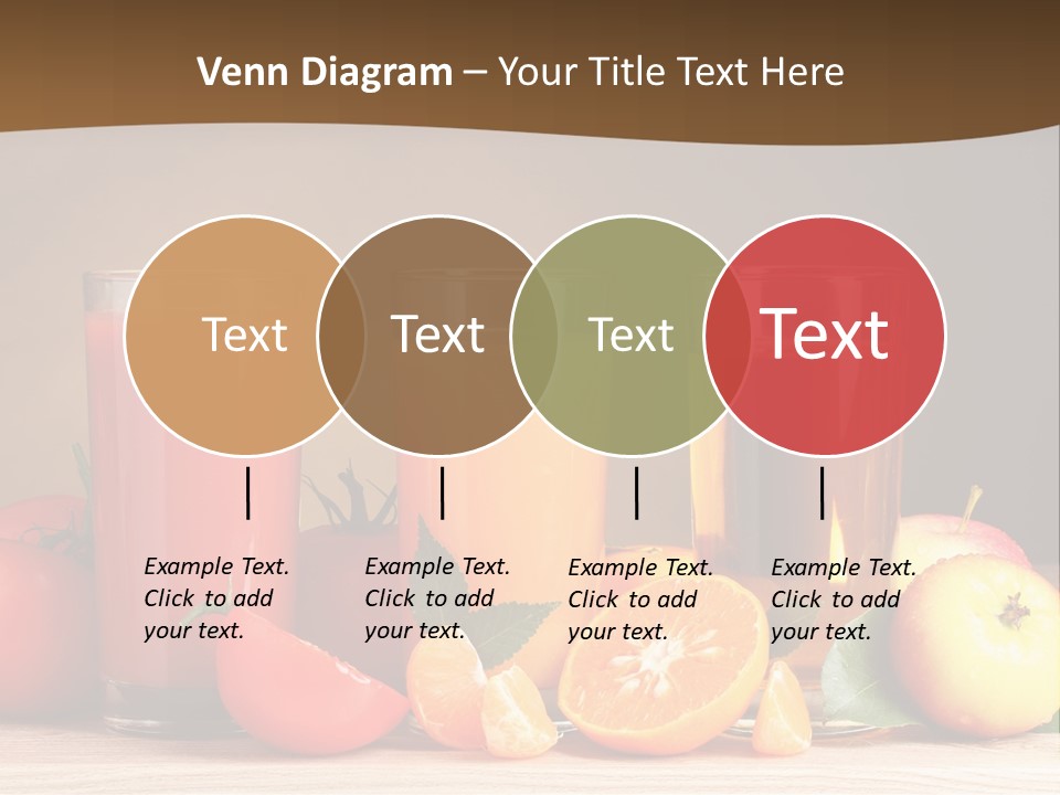 Different Juice Taste PowerPoint Template
