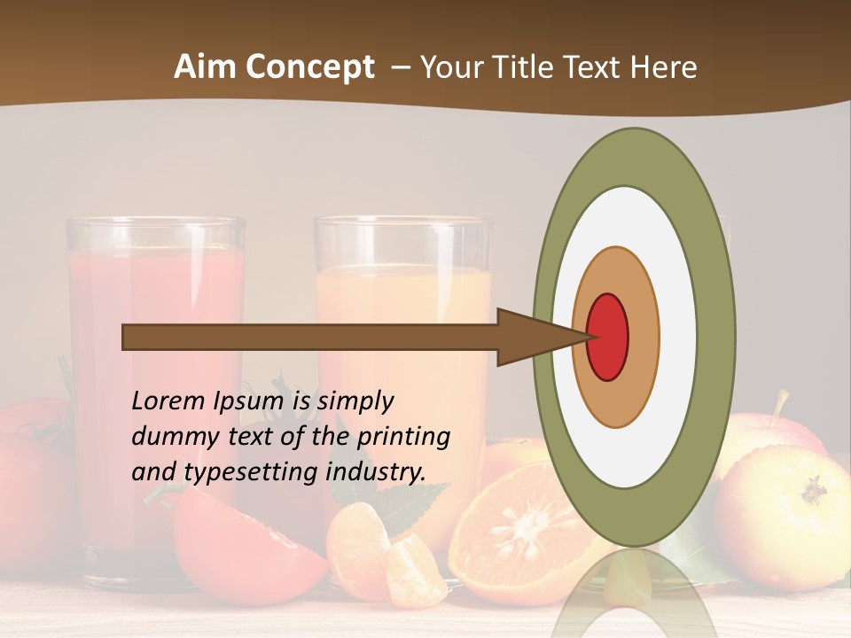 Different Juice Taste PowerPoint Template