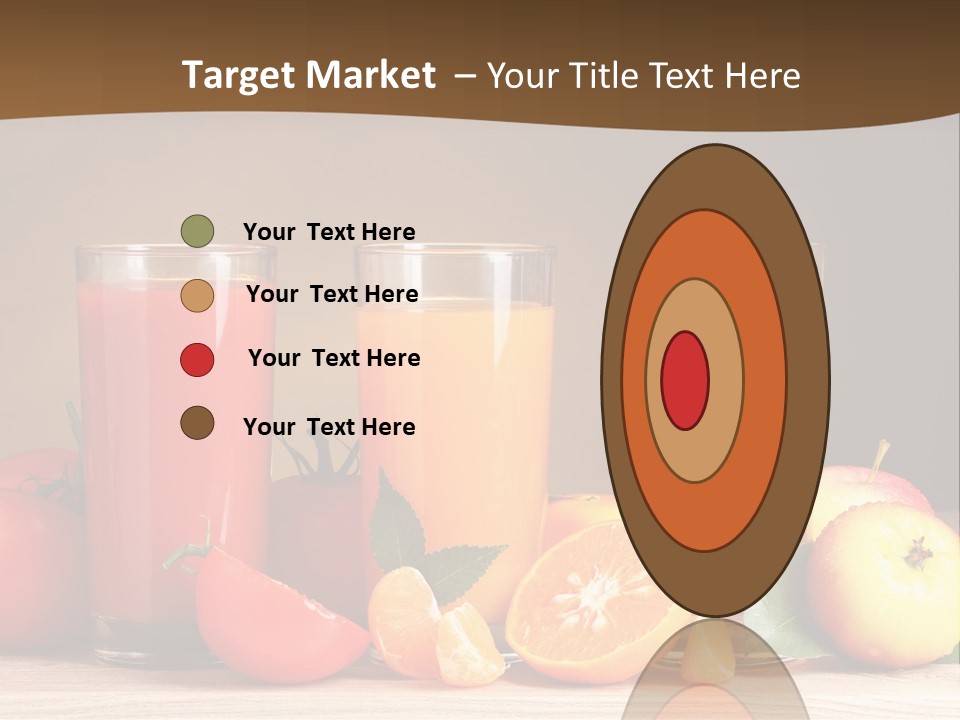 Different Juice Taste PowerPoint Template