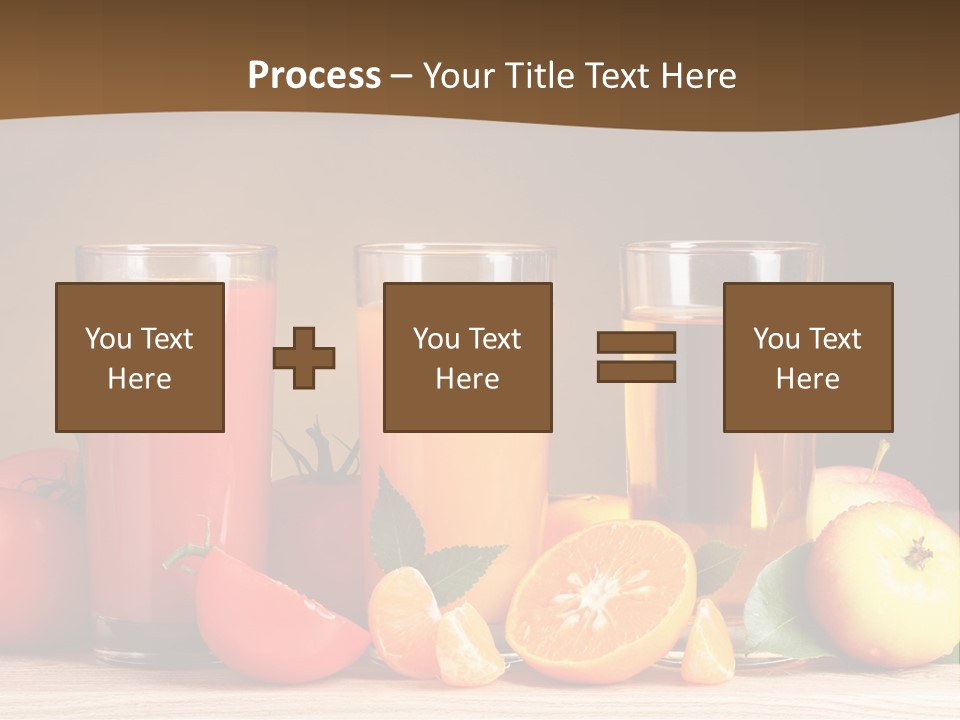 Different Juice Taste PowerPoint Template
