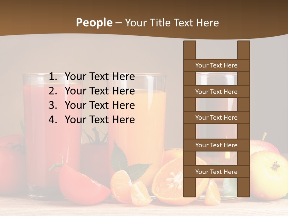 Different Juice Taste PowerPoint Template