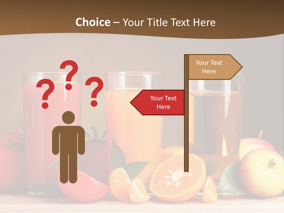Different Juice Taste PowerPoint Template