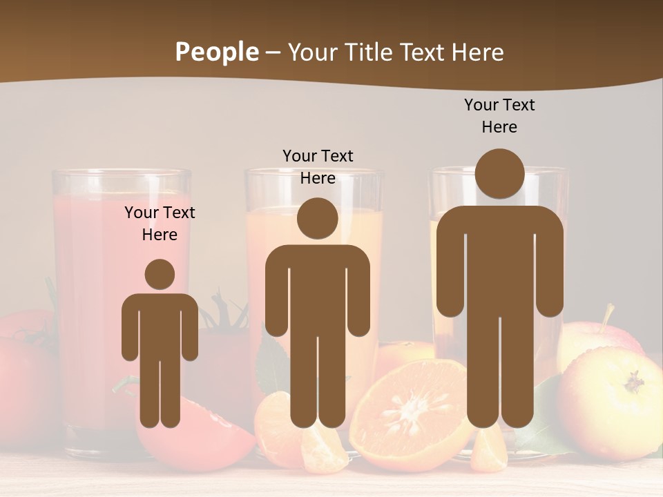 Different Juice Taste PowerPoint Template