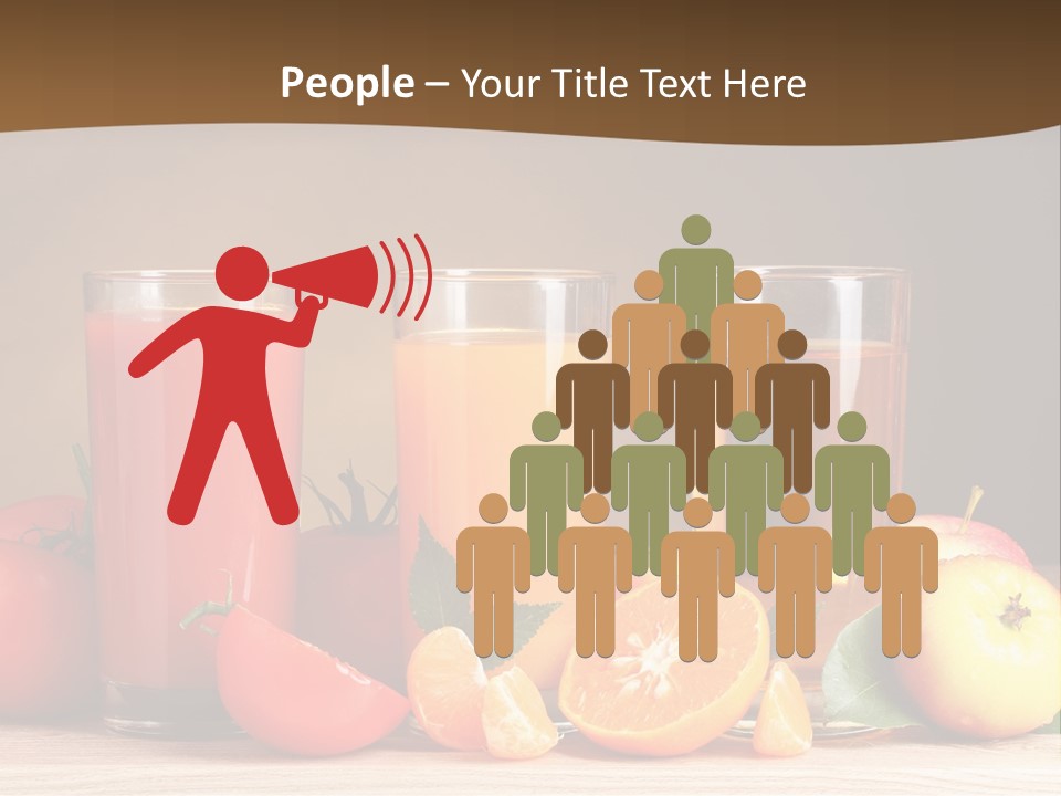 Different Juice Taste PowerPoint Template