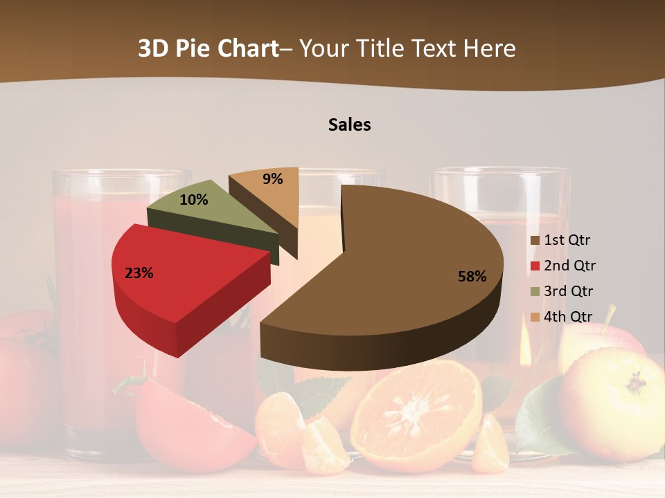 Different Juice Taste PowerPoint Template