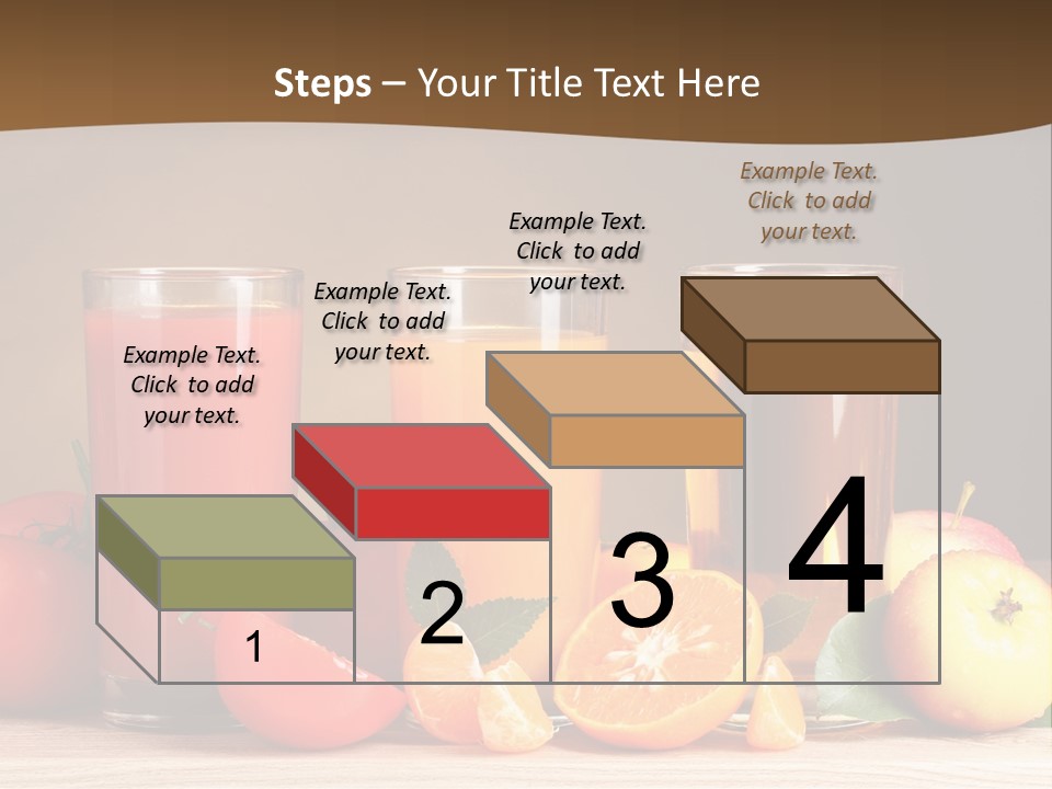 Different Juice Taste PowerPoint Template