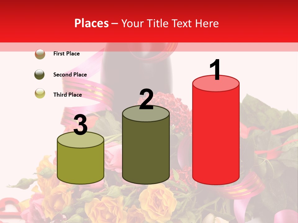 Beauty Streamer Love PowerPoint Template