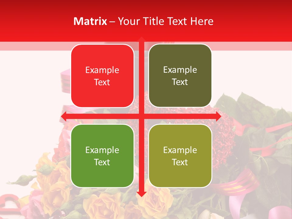 Beauty Streamer Love PowerPoint Template