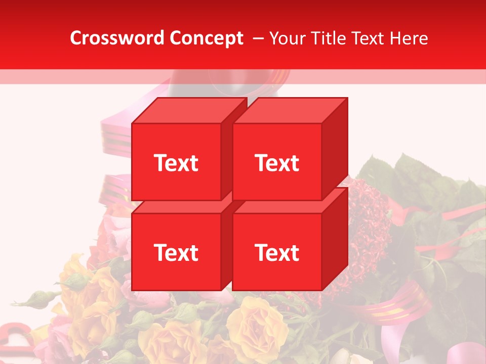 Beauty Streamer Love PowerPoint Template