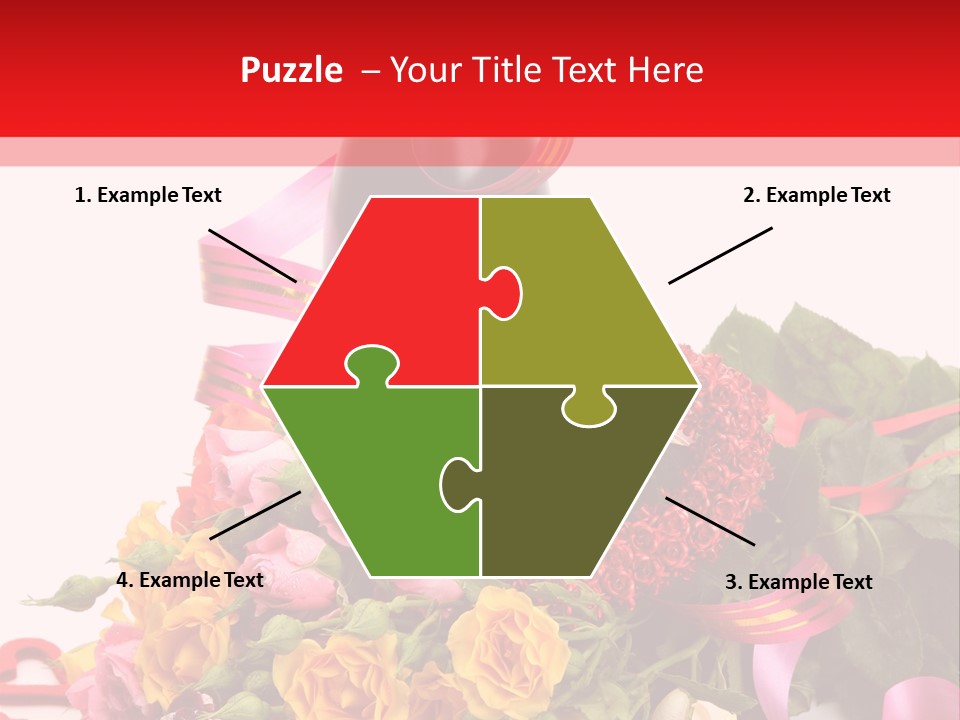 Beauty Streamer Love PowerPoint Template