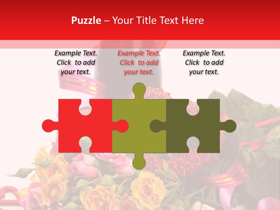 Beauty Streamer Love PowerPoint Template