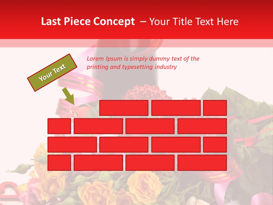 Beauty Streamer Love PowerPoint Template